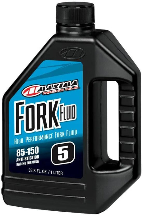 Huile de fourche avant Maxima Racing Oils Fluide de fourche de course. huiles de fourche 5w maxima 1l racing 85-150