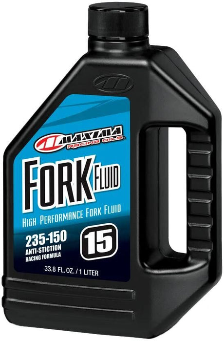 Huile de fourche avant Maxima Racing Oils Fluide de fourche de course. huiles de fourche 15w maxima 1l racing 235-150