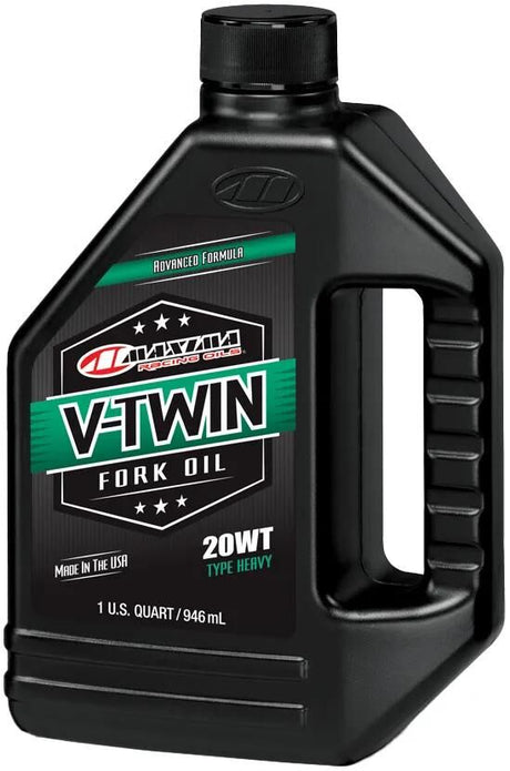 Huile de fourche avant Maxima Racing Oils Huile de fourche avant V-Twin. huiles de fourche 20w maxima 946ml v-twin