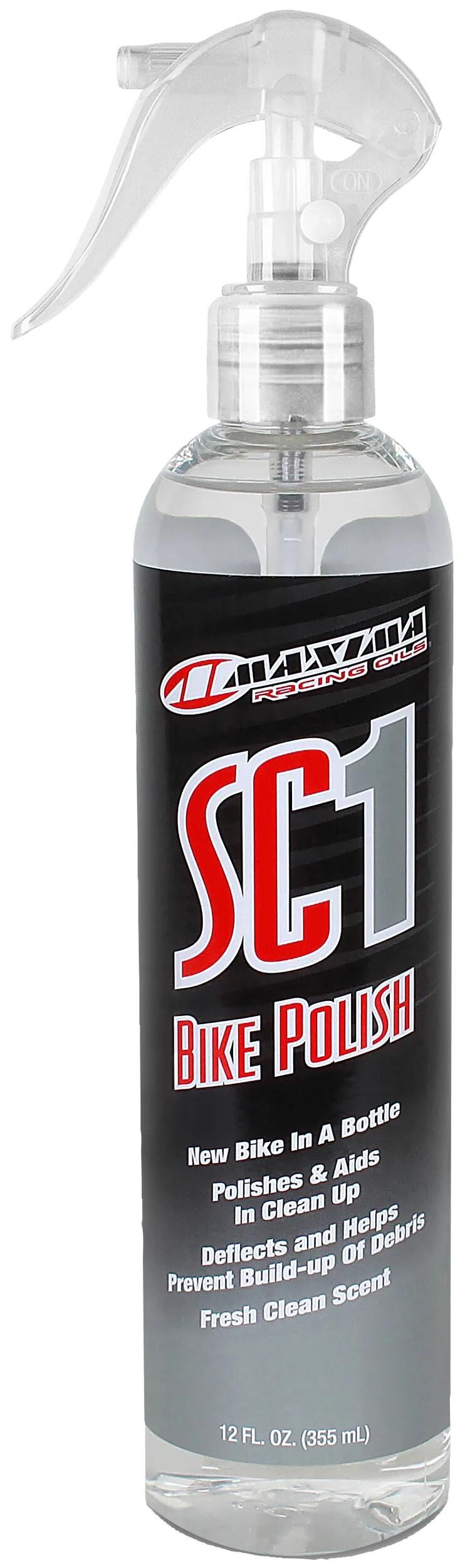 Maxima Racing Oils Spray silicone SC1 pour vélo. Spray silicone Maxima 355 ml SC1 pour vernis à vélo