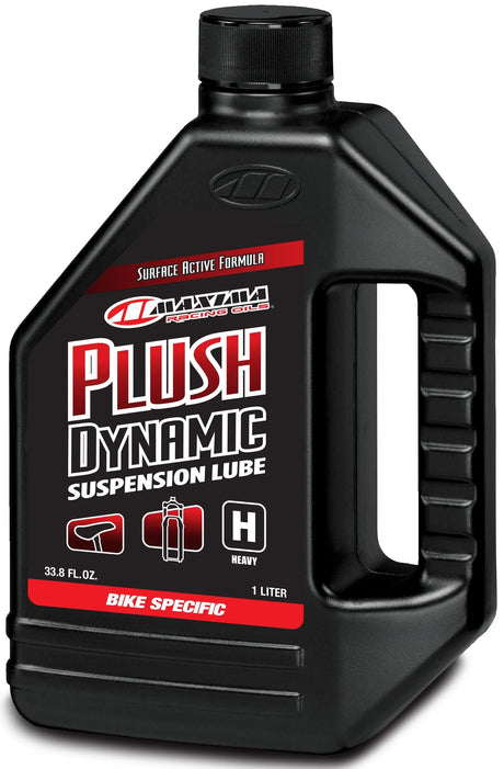 Lubrifiant dynamique en peluche pour fourche avant Maxima Racing Oils. huile de châssis maxima 1l peluche dynamique lourde