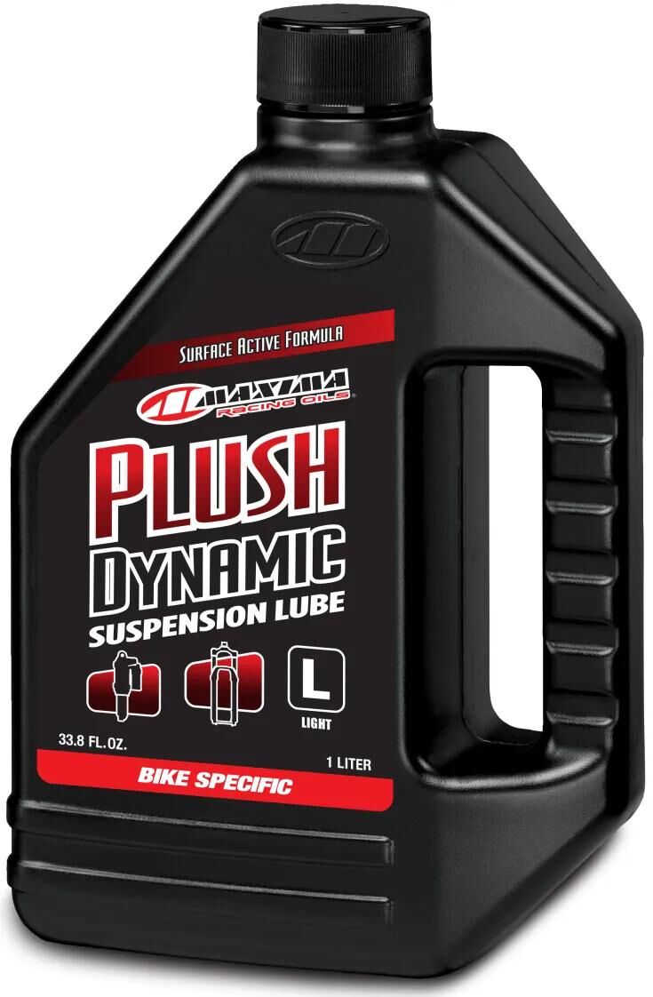 Lubrifiant dynamique en peluche pour fourche avant Maxima Racing Oils. huile de châssis maxima 1l peluche dynamique lumière