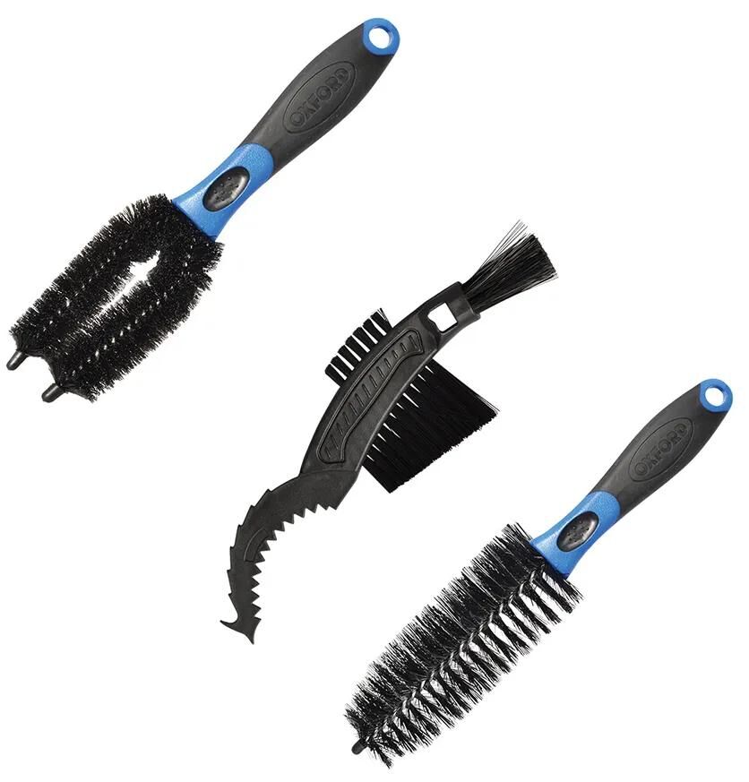 Ensemble de brosses de lavage Oxford, ensemble de brosses de lavage, 3 pièces, jantes, os dentaires