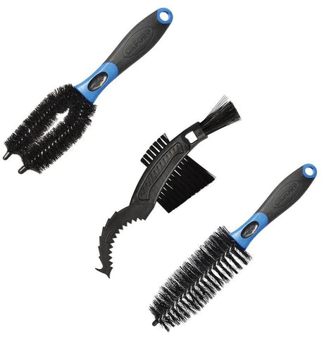 Ensemble de brosses de lavage Oxford, ensemble de brosses de lavage, 3 pièces, jantes, os dentaires