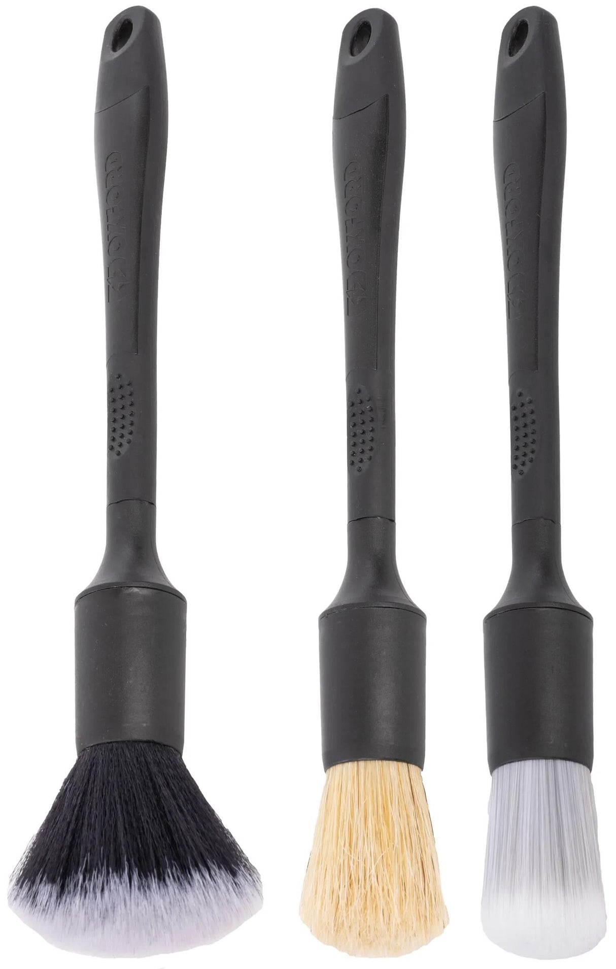 Ensemble de brosses de lavage Oxford détaillant les brosses pro. ensemble de bureau 3 parties ox844