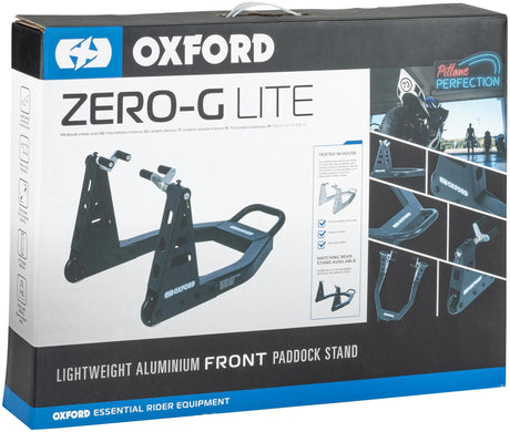 Test d'assemblage zéro-g-lite standard d'assemblage Oxford. zer lite avant noir