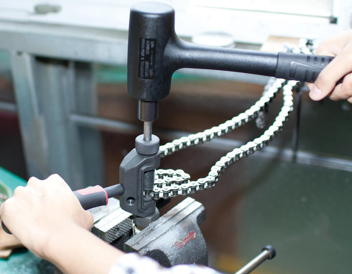 Bikeservice ensemble d'outils de rupture et de rivetage de chaîne montgwrkzstz chaîne bst 15tlg