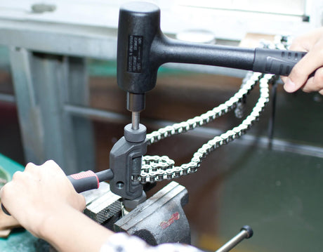 Bikeservice ensemble d'outils de rupture et de rivetage de chaîne montgwrkzstz chaîne bst 15tlg