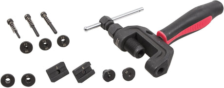 Bikeservice ensemble d'outils de rupture et de rivetage de chaîne eco montgwrkzstz chaîne bst 13tlg