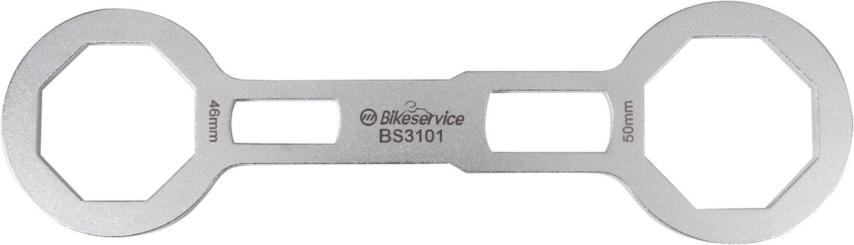 Clé Bikeservice pour bouchons de fourche avant bouchon de fourche schl bst 46x50mm 8knt