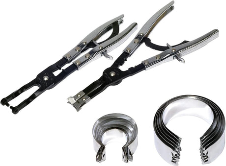 Kit de montage de bande de serrage de segment de piston Bikeservice montgwrkzstz kolbenr bst 14tlg