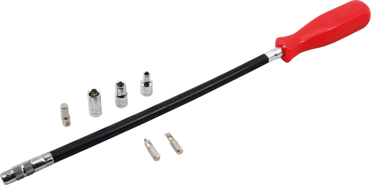 Bikeservice jeu de tournevis schrdrehr flex bst m accessoires 7 pièces