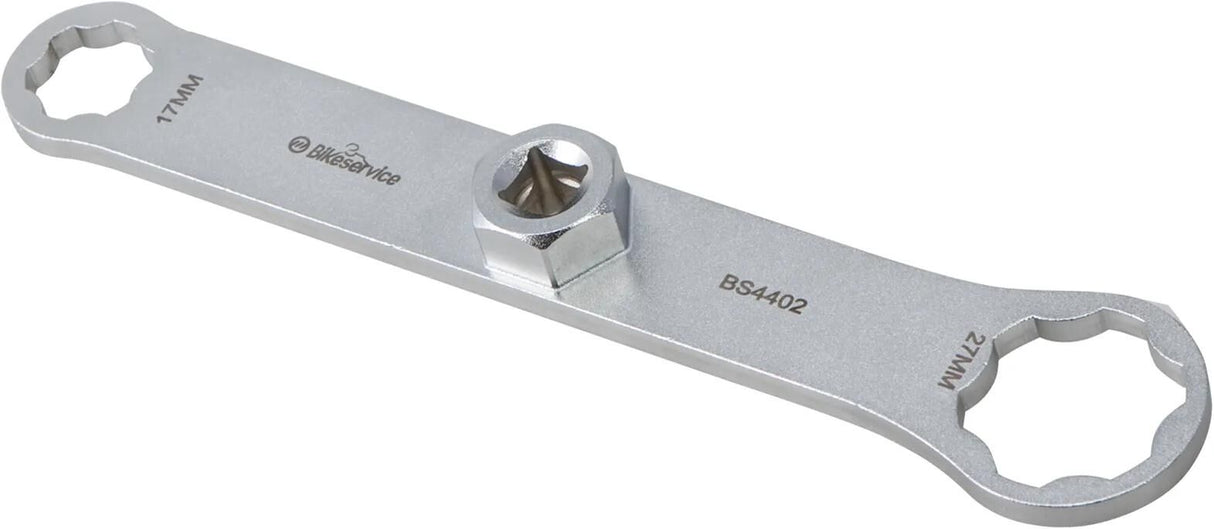 Clé Bikeservice pour bouchons de fourche avant bouchon de fourche schl bst 17x27mm 6knt