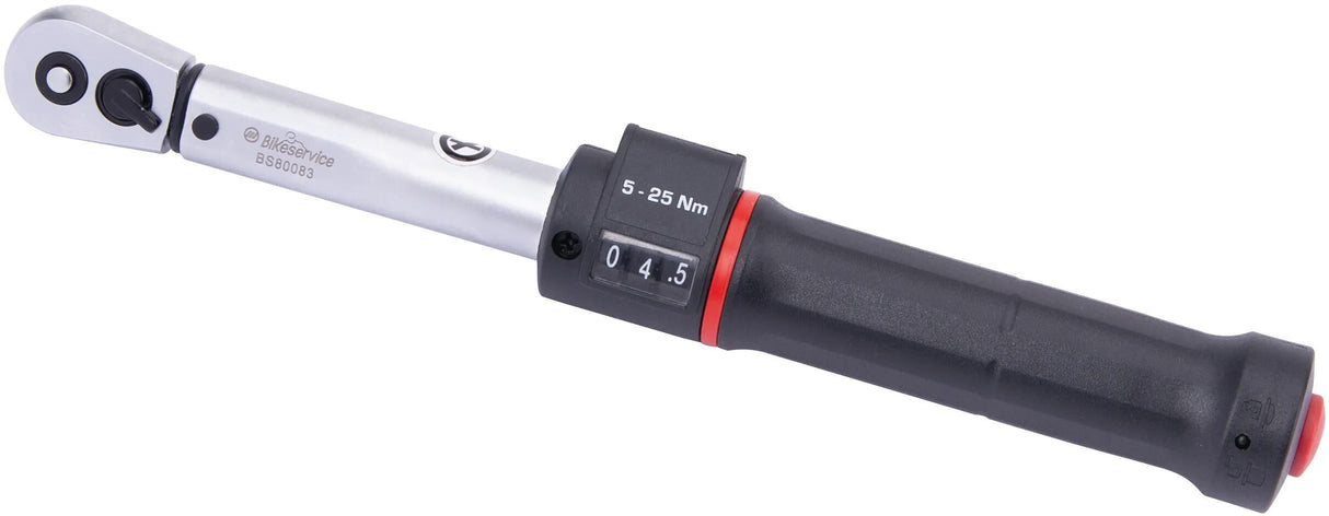 Clé dynamométrique Bikeservice clé dynamométrique 1 4 rotation 5-25nm