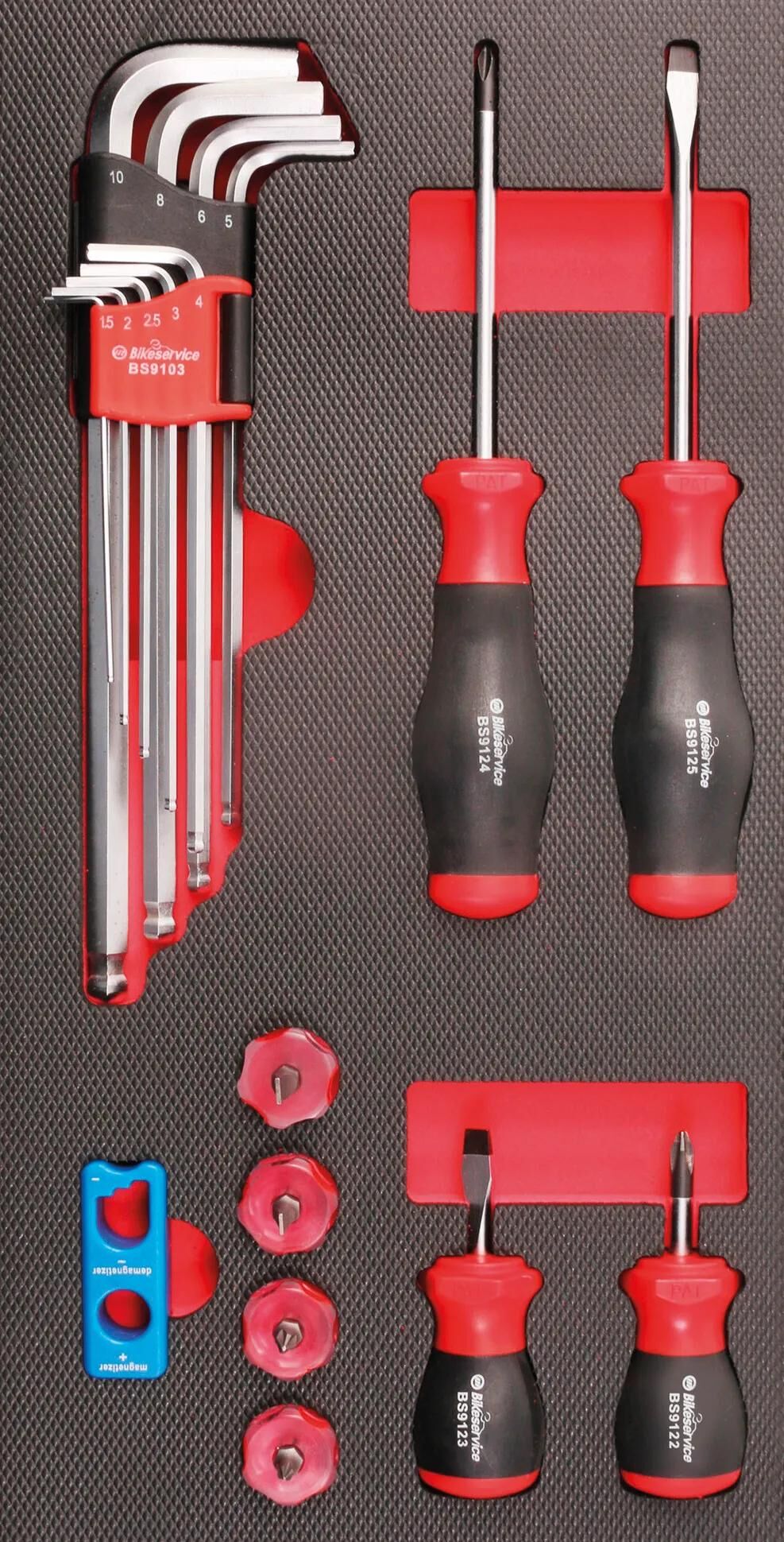 Module de service de vélo, tournevis d'incrustation, module de verrouillage d'atelier, bst handwrkz 18tlg