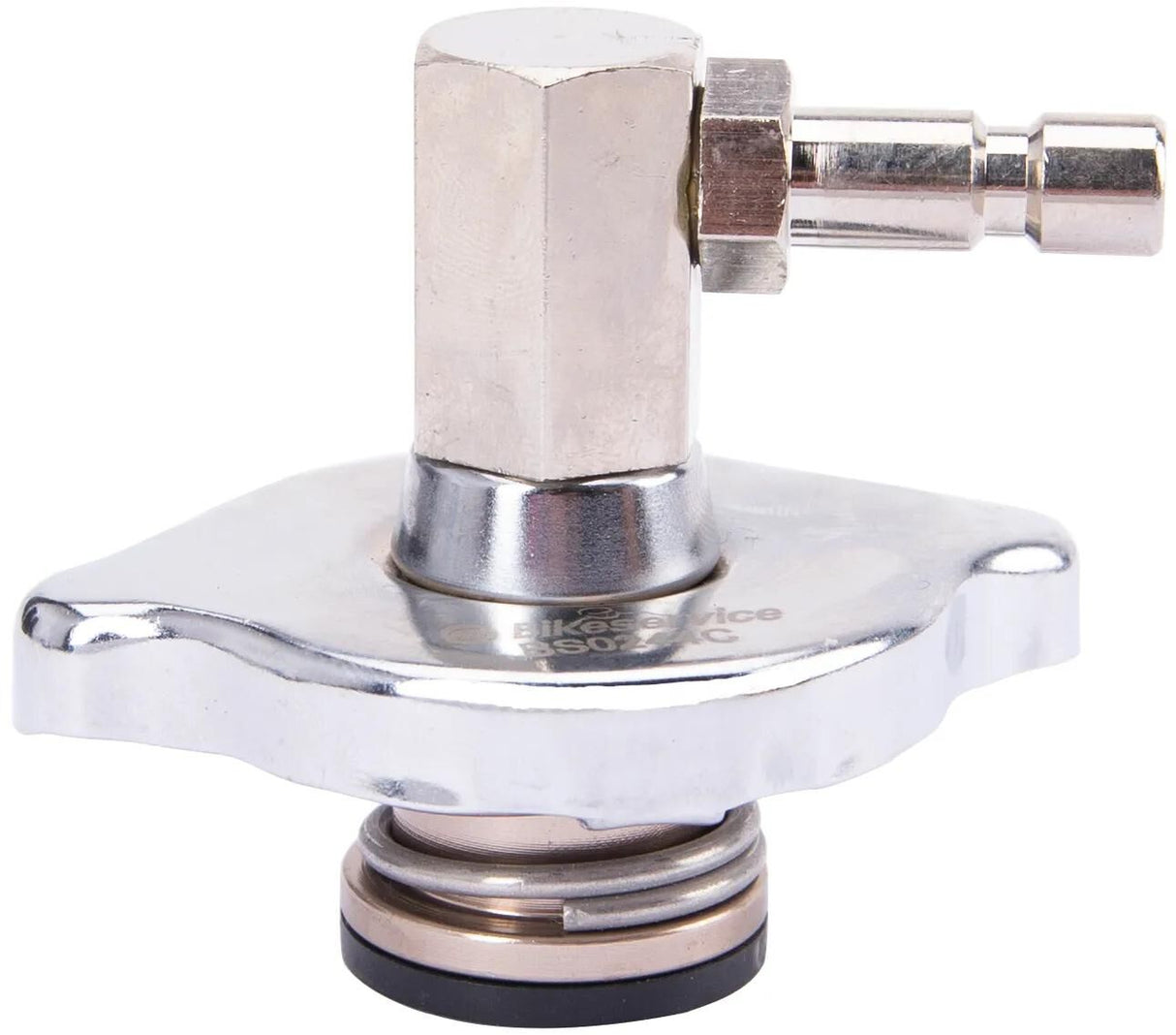 Adaptateur de cache de radiateur Bikeservice, adaptateur de bouchon de radiateur, petites ailes coudées bst