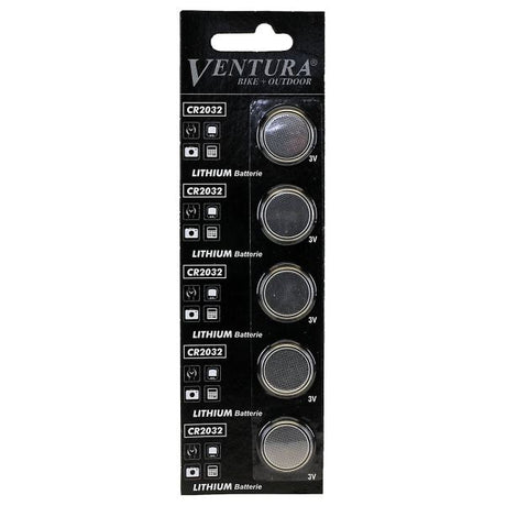 Pack de piles bouton Schlager en laiton de type CR2032. de 5 pièces