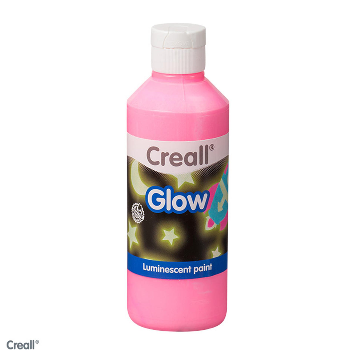 Creall brille dans le noir peinture rose 250ml