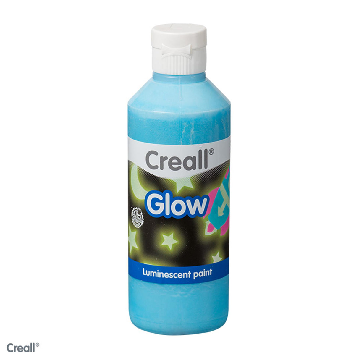 Creall brille dans le noir peinture bleu 250ml
