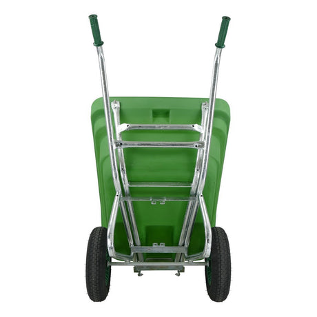 Fort products brouette basculante f s 300l vert 2 roues pneumatiques