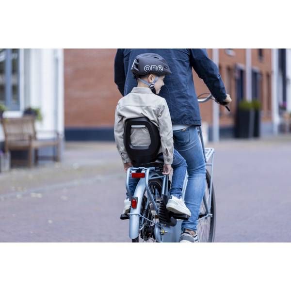 Siège enfant Bobike derrière un junior noir - mik-hd
