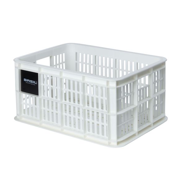 Basil Fietskrat S - Small - 17,5 litres - blanc