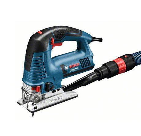 Scie sauteuse Bosch gst 160 bce (1 x lame de scie t 144 dp, 1 x lame de scie t 244 d, 1 x lame de scie t 308 bp, 1 x plaque anti-éclats, kit d'extraction)