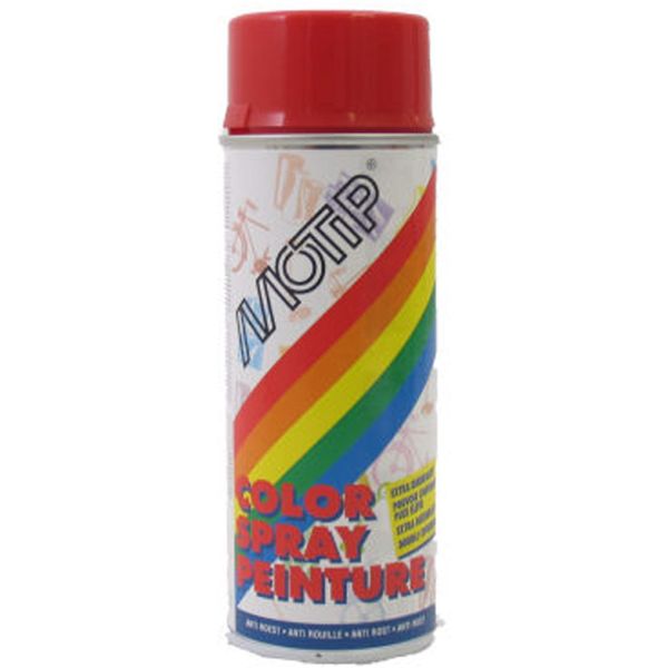 Bombe aérosol Motip 400ml - rouge feu