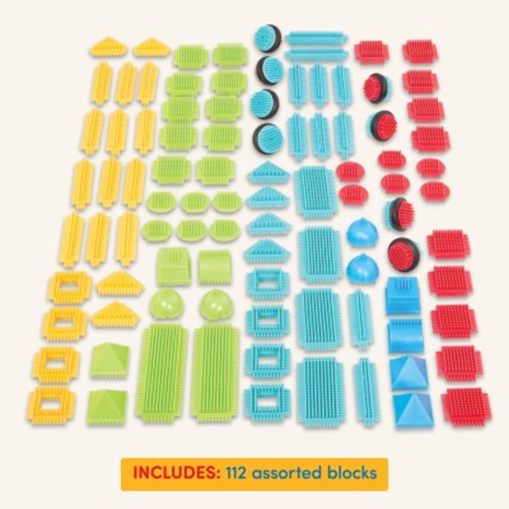 Bristle Blocks Bristle Blocks Kit d'extension de démarrage avec 112 pièces