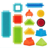 Seau à blocs de poils avec 50 pièces