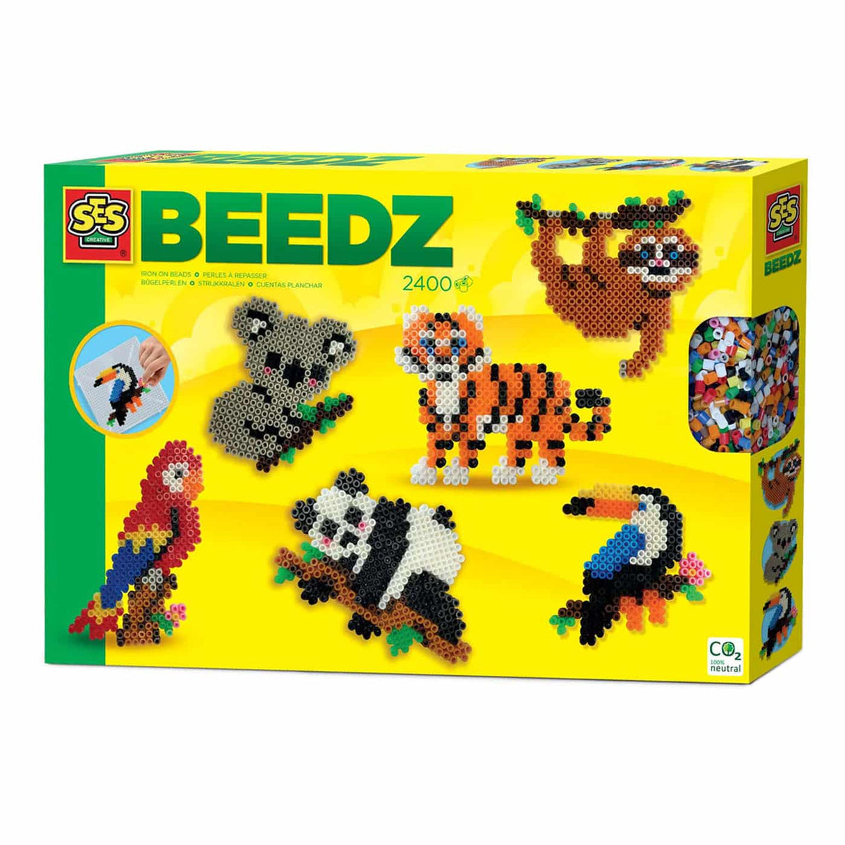 Ses beedz - perles thermocollantes animaux de la jungle