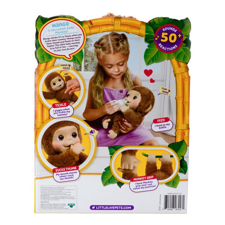 Petits animaux vivants mon bébé singe + son