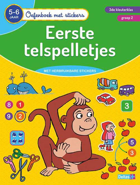 Livre d'entraînement Deltas avec autocollants - premier jeu de comptage