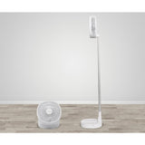 Éventail pliable Starlyf 23 cm blanc