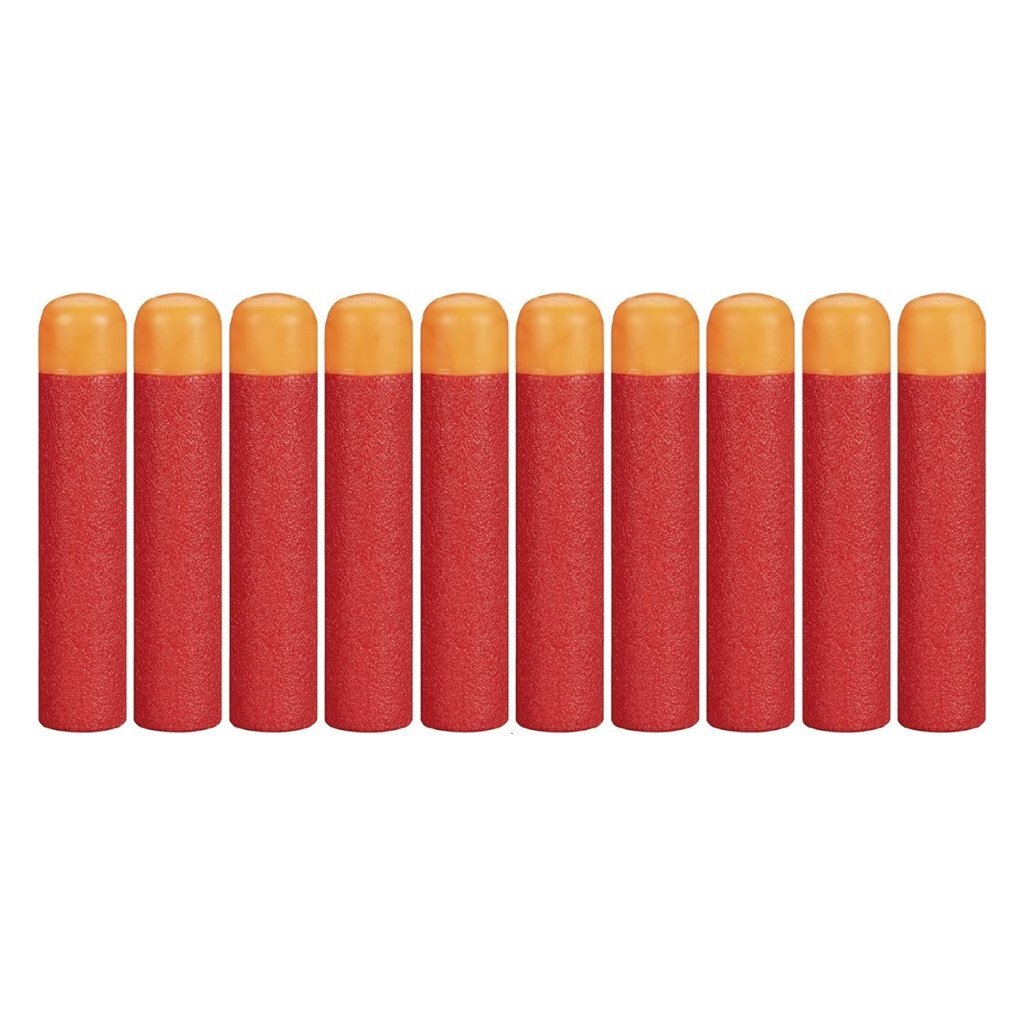 Nerf n-strike méga recharge 10 fléchettes
