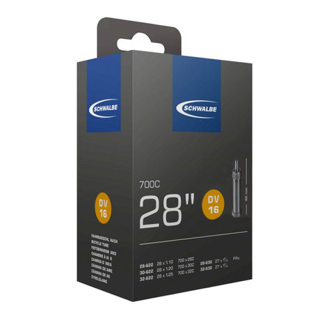 Tube intérieur de Schwalbe 27 28 x 1,10 1,25 (28 32-622 630) DV 40 mm
