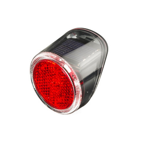 Énergie solaire LED de lumière arrière noir