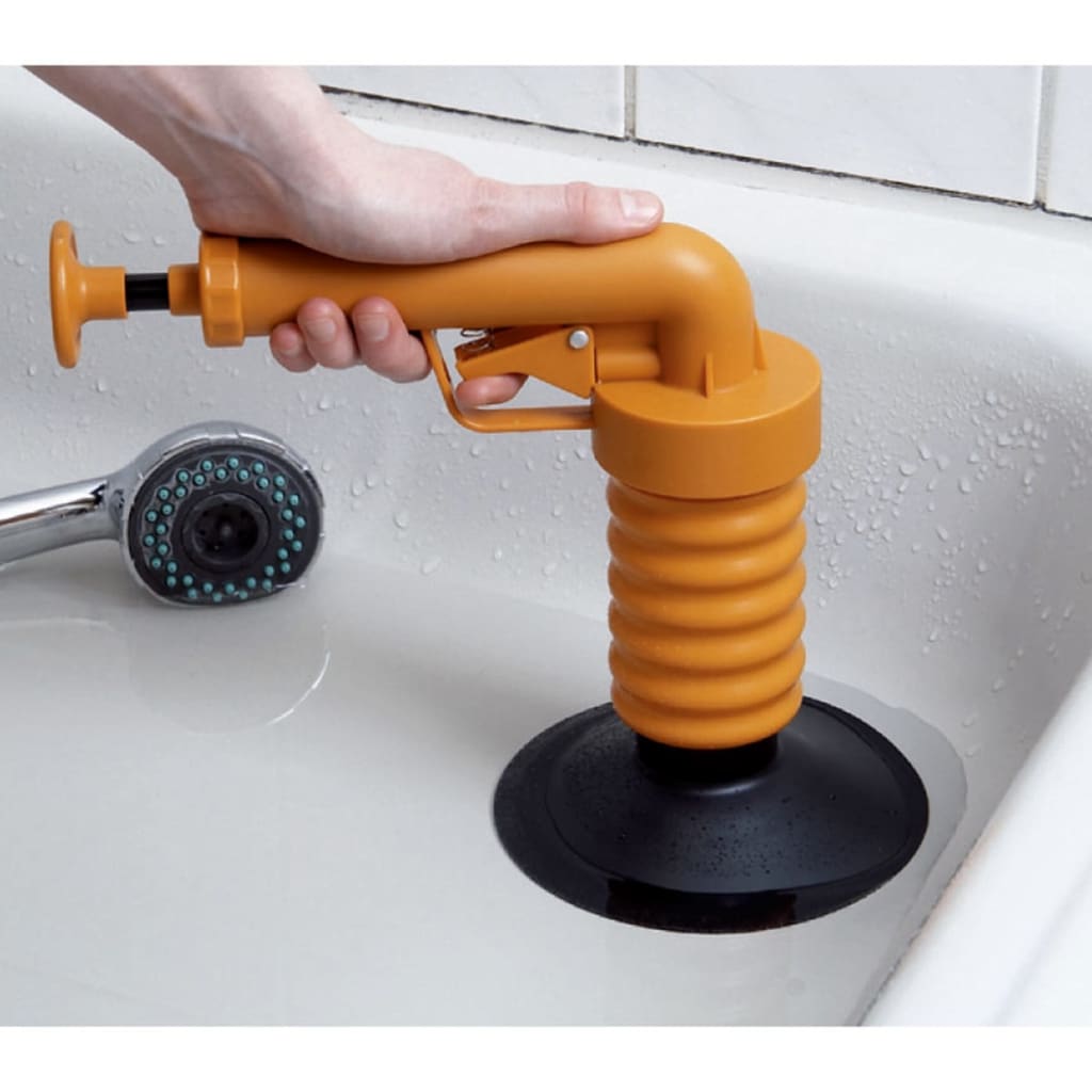 Drain Buster Drain Buster drain unblocker manually orange and black