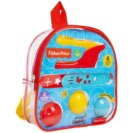 Otto Simon Fisher Price - Ensemble d'argile à points de pâte dans un sac à dos 6 pièces