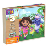 Dora 3en1 puzzle en bois 3x24 pièces