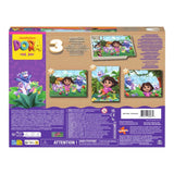 Dora 3en1 puzzle en bois 3x24 pièces
