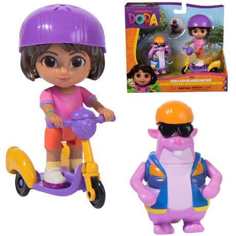 Dora l'exploratrice Spin Master Dora Play Figure Set avec Dora, Tico et Scooter - Jouets.