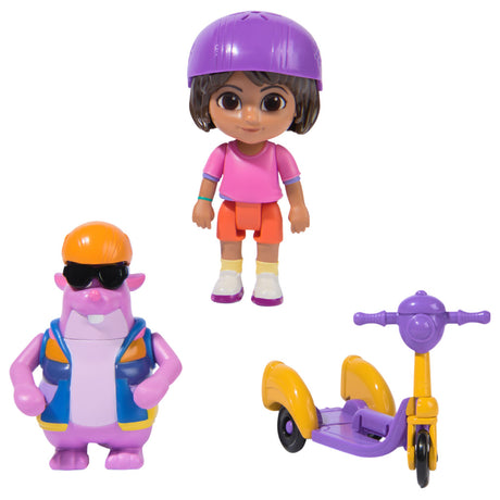 Dora l'exploratrice Spin Master Dora Play Figure Set avec Dora, Tico et Scooter - Jouets.