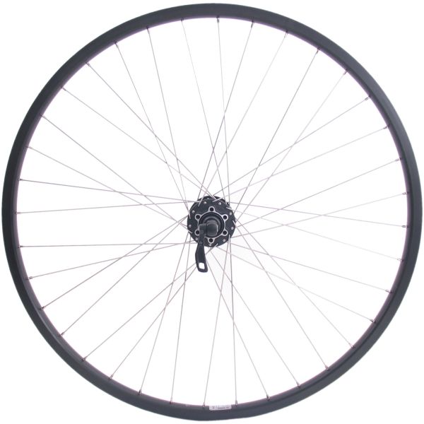 Roue avant Shimano 28 29 622x19c Jante Ryde Andra 30 avec moyeu FH-M525 pour disque de frein 6 boulons - noir