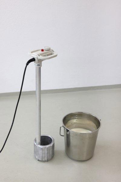chauffe-lait pour veaux avec poignée thermostatique