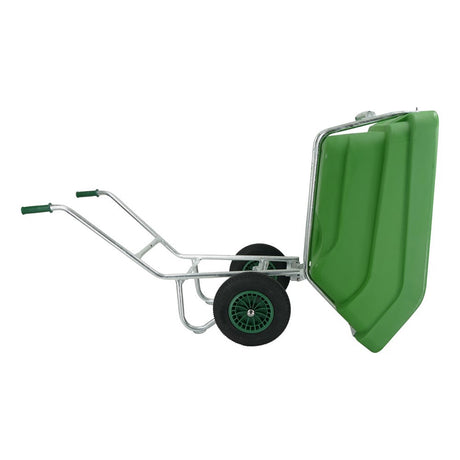 Fort products brouette basculante f s 300l vert 2 roues pneumatiques