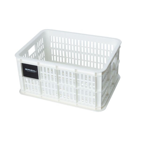 Basil Fietskrat S - Small - 17,5 litres - blanc