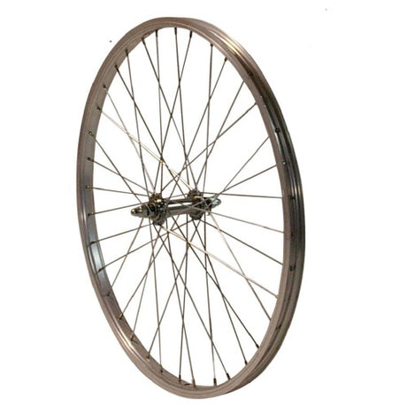 HZB Roue avant 24 pouces Etro 507 Alu Aile fixe argent