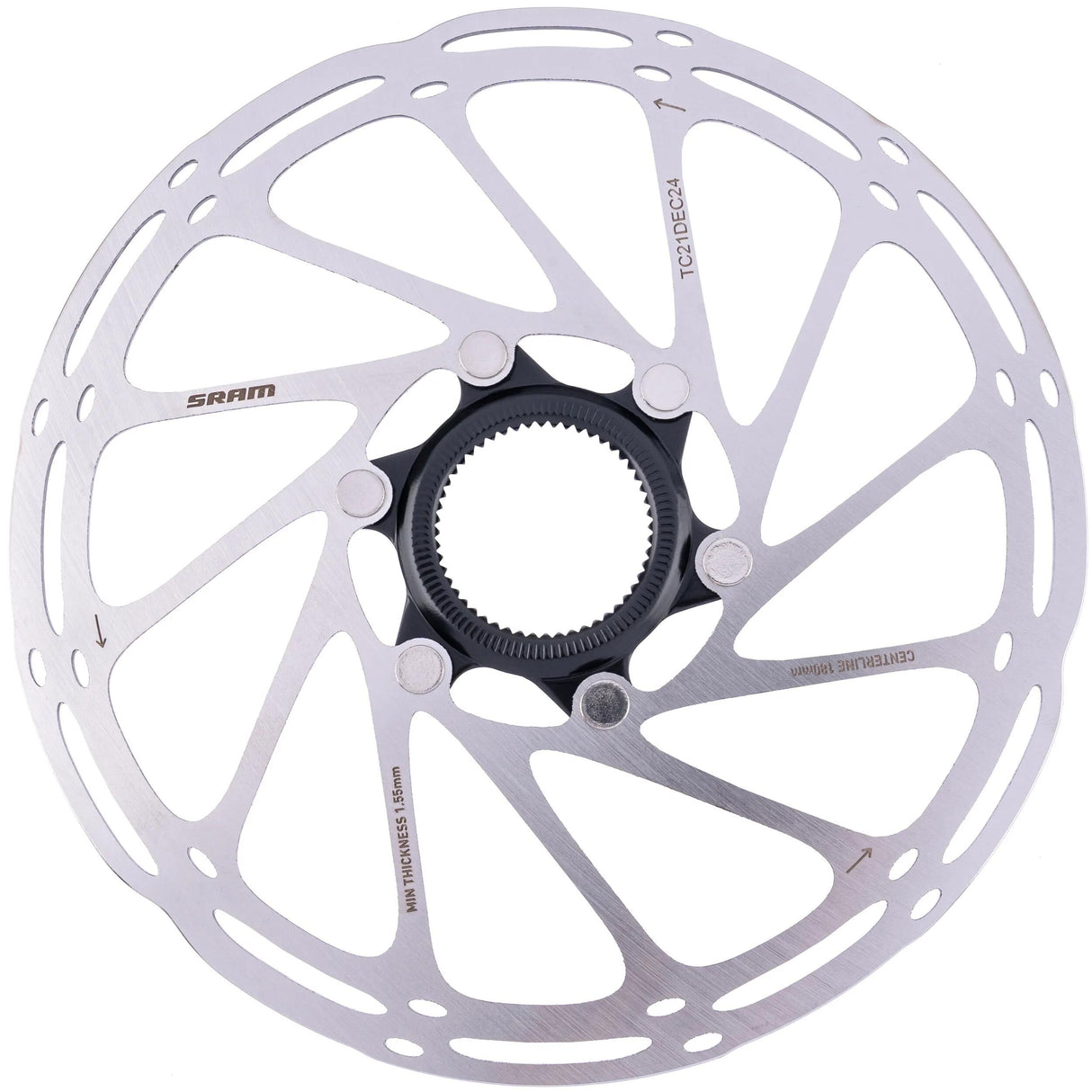 Disque de frein Sram centerline rotor centerline 180mm avec bague de serrage