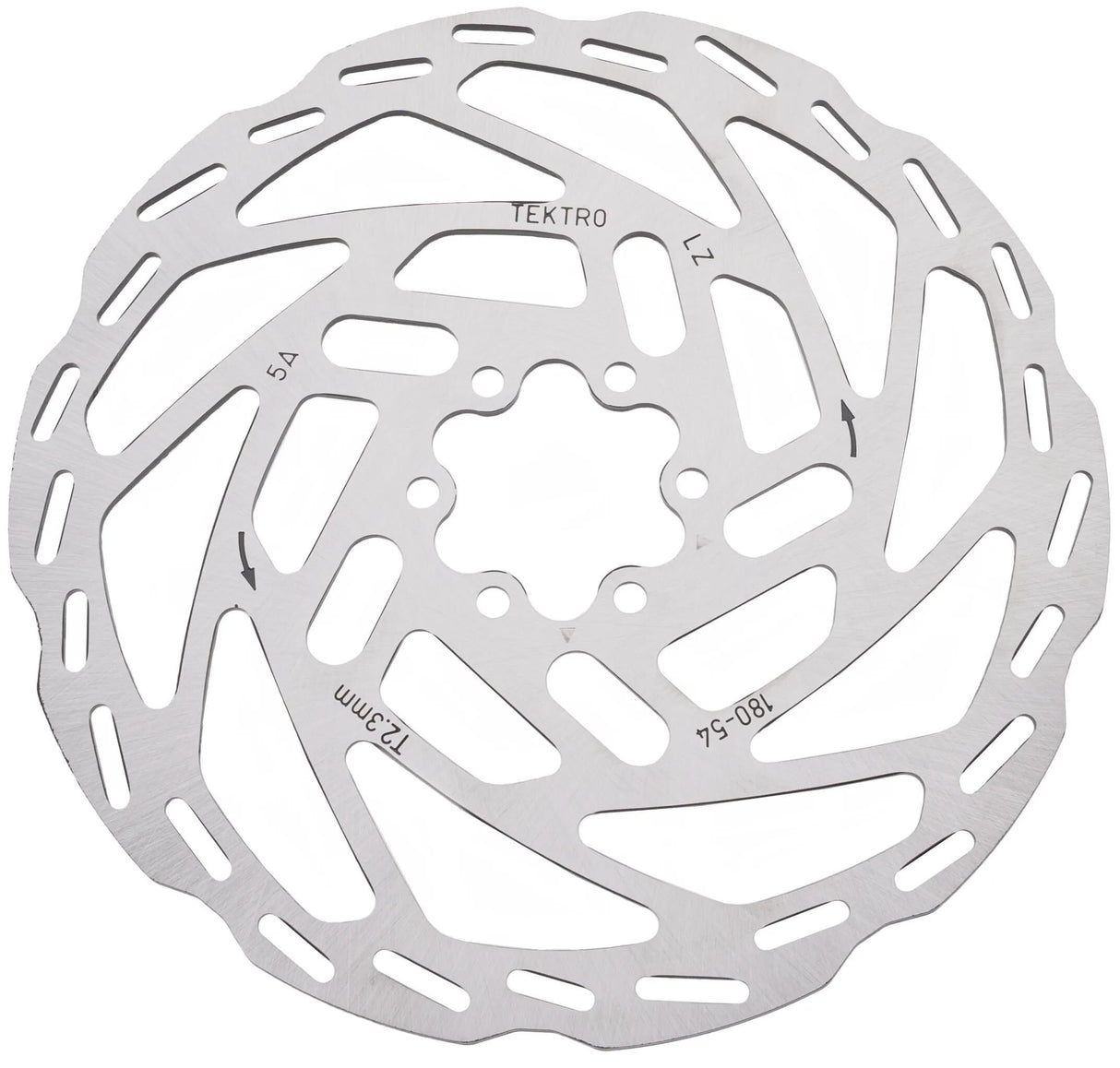 Disque de frein à disque Tektro tr180-54 ø180x2,3mm, argent
